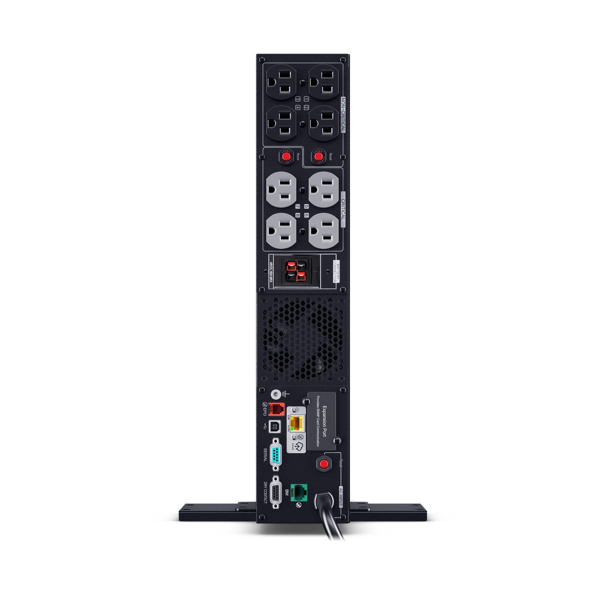 CyberPower PR750RTXL2UC 750VA / 750W Line Interactive UPS (Rackmount (2U)) — Rear view