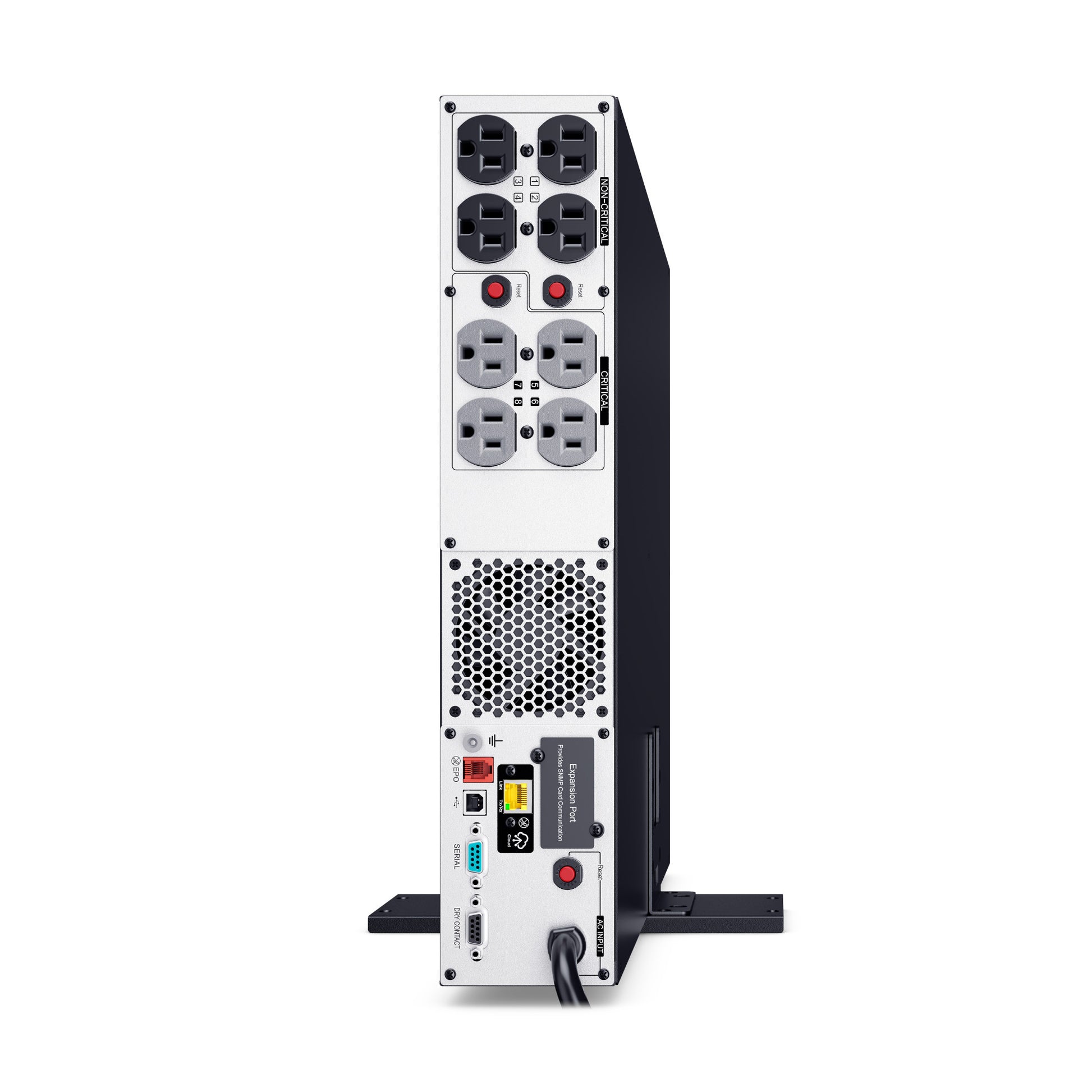 CyberPower PRL1500RT2UC 1500VA / 1500W Line Interactive UPS (Rack/Tower) — Left angle