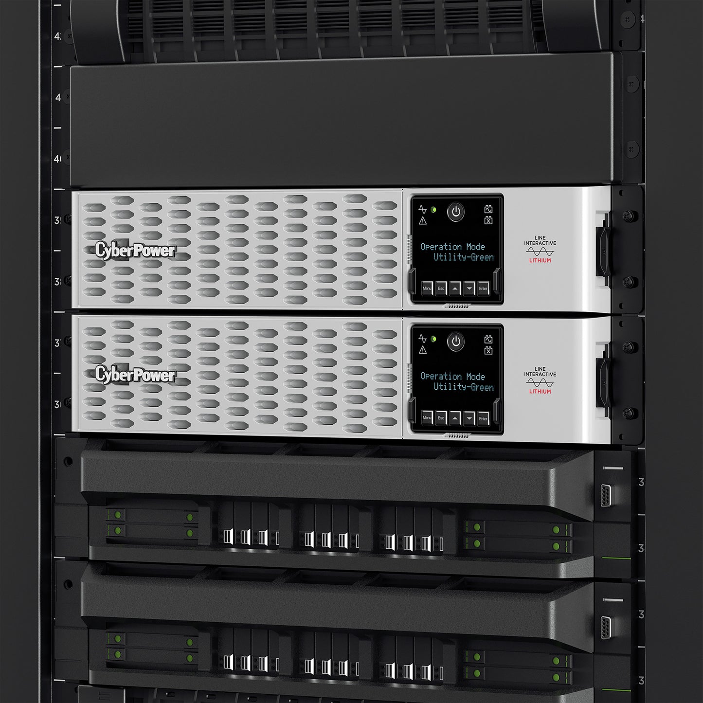 CyberPower PRL1500RT2UC 1500VA / 1500W Line Interactive UPS (Rack/Tower) — Feature detail