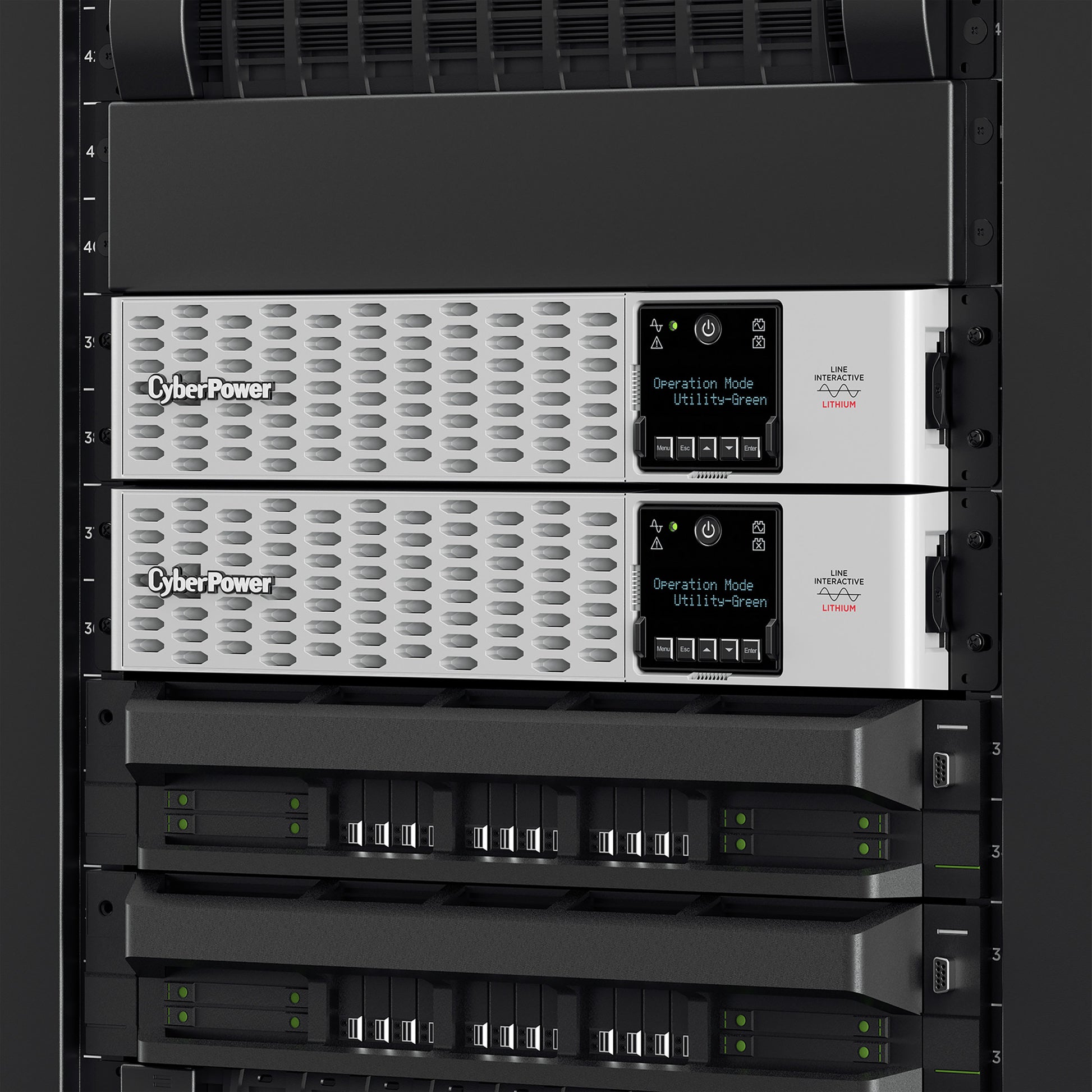 CyberPower PRL1500RT2UC 1500VA / 1500W Line Interactive UPS (Rack/Tower) — Feature detail