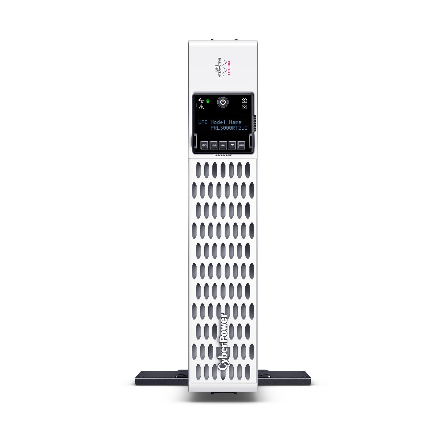 CyberPower PRL3000RT2UC 3000VA / 3000W Line Interactive UPS (Rackmount (2U)) — Front view