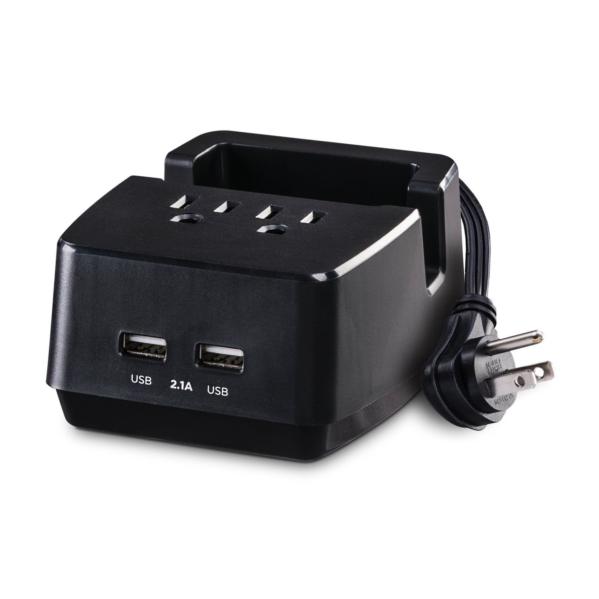 CyberPower PS205U Dual Power Station — Rear view