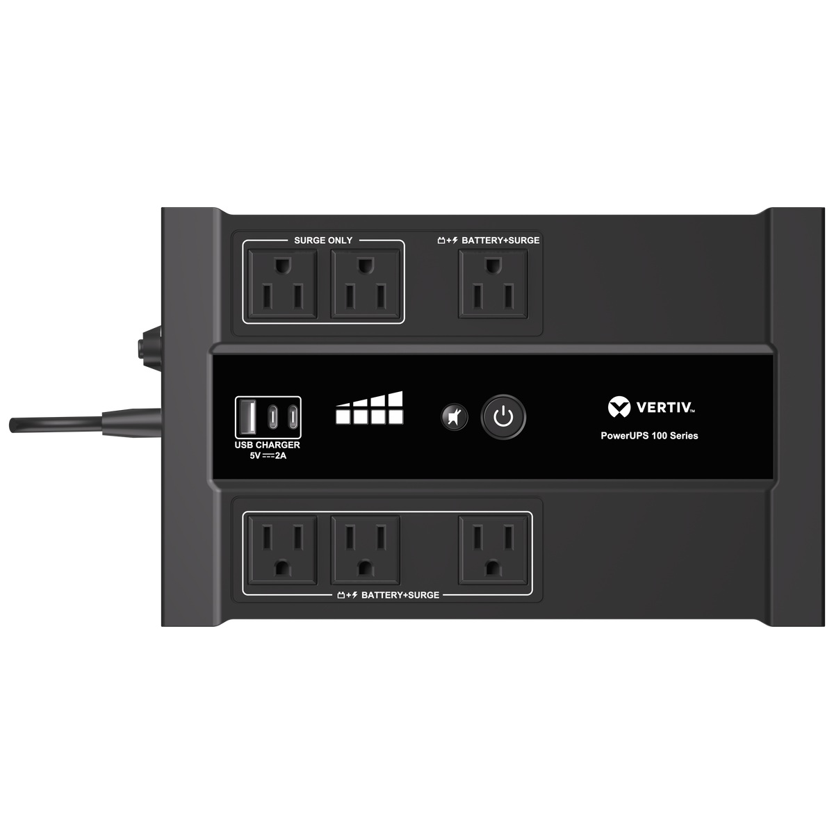Vertiv PowerUPS 100 Standby Series 500VA Tower 240V - PST6-500IT-IEC