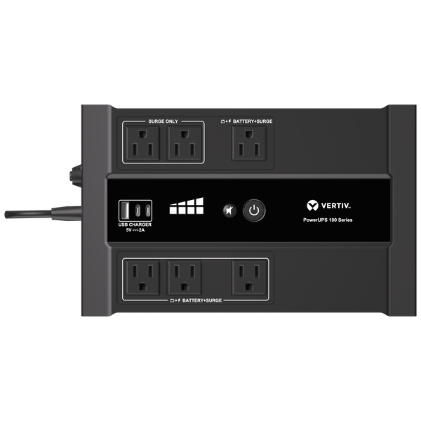 Vertiv PowerUPS 100 Standby Series 500VA Tower 240V - PST6-500IT-IEC