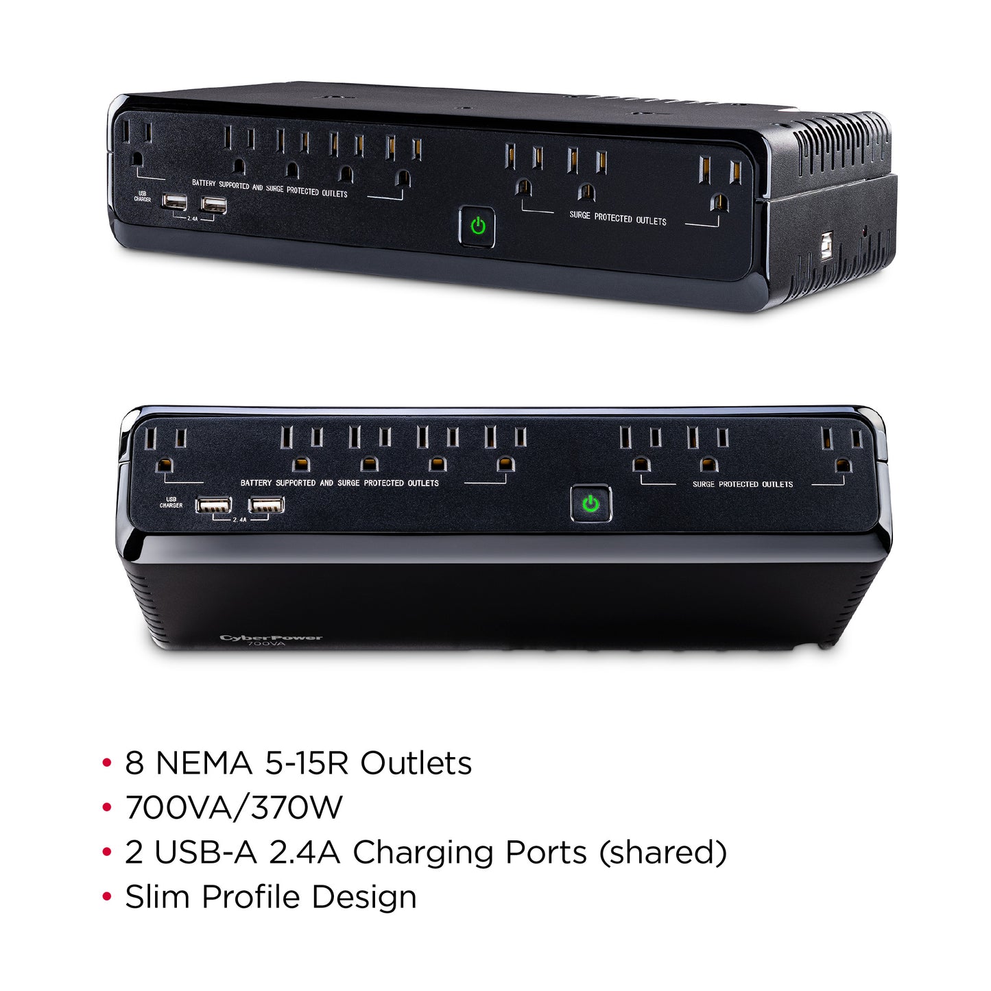CyberPower SL700U 700VA / 370W Standby UPS — In use