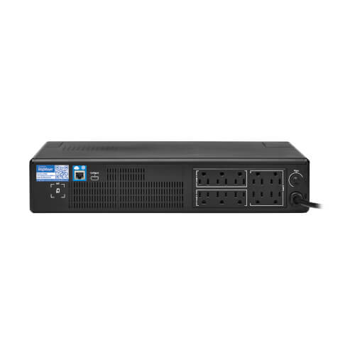 Tripp Lite SMART1000LCDNC 1000VA / 900W Line-Interactive UPS (Rack/Tower) — Back view