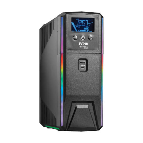 Tripp Lite SMART1000PSGLCD 1000VA / 600W Line-Interactive UPS (Rack/Tower) — Front view