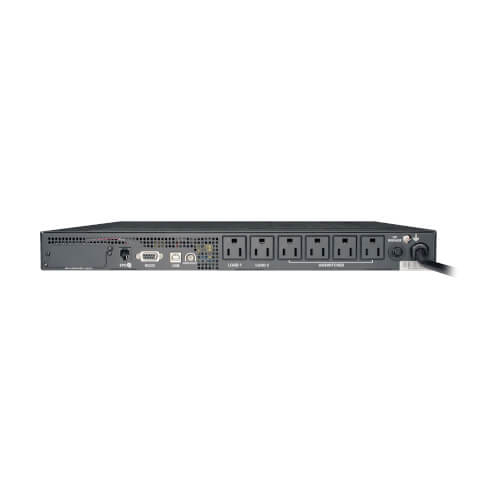 Tripp Lite SMART1000RM1U 1000VA / 800W UPS line-interactive (rack (1U)) - vue arrière