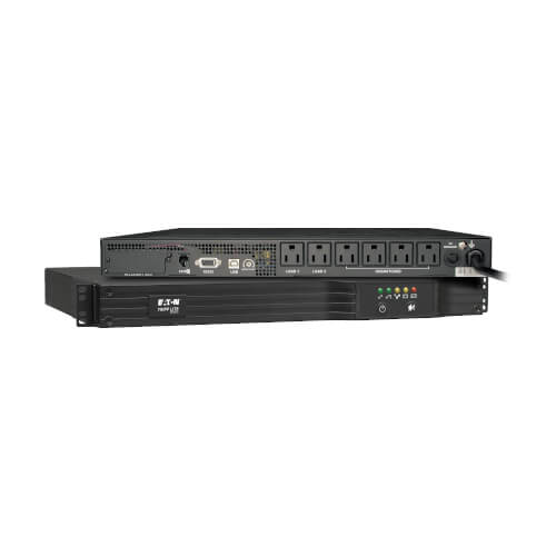 Tripp Lite SMART1000RM1U 1000VA / 800W UPS line-interactive (rack (1U)) - vue en angle