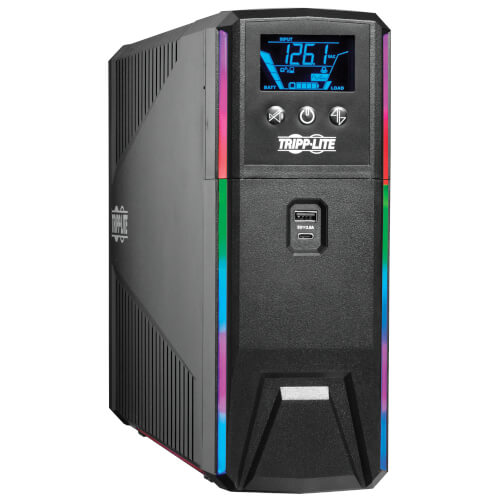 Tripp Lite SMART1200PSGLCD 1200VA / 720W Line-Interactive UPS (Rack/Tower) — Front view
