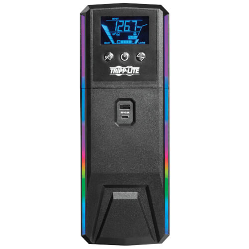 Tripp Lite SMART1200PSGLCD 1200VA / 720W Line-Interactive UPS (Rack/Tower) — Rear detail