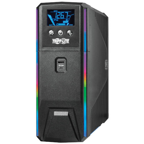 Tripp Lite SMART1200PSGLCD 1200VA / 720W Line-Interactive UPS (Rack/Tower) — In use