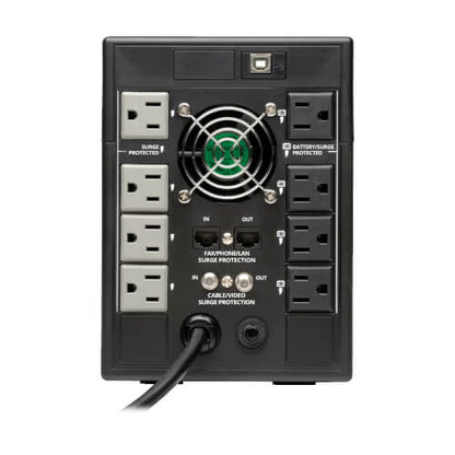 Tripp Lite SMART1300LCDT 1300VA / 720W Line-Interactive UPS — Back view