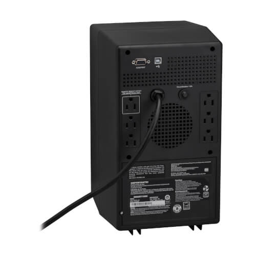 Tripp Lite SMART1500 1500VA / 1350W Line-Interactive UPS (Rack/Tower) — Angled view
