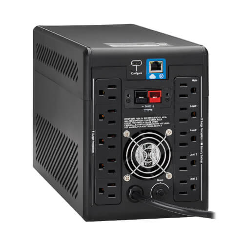 Tripp Lite SMART1500LCDTXC 1440VA / 1000W Line-Interactive UPS — In use