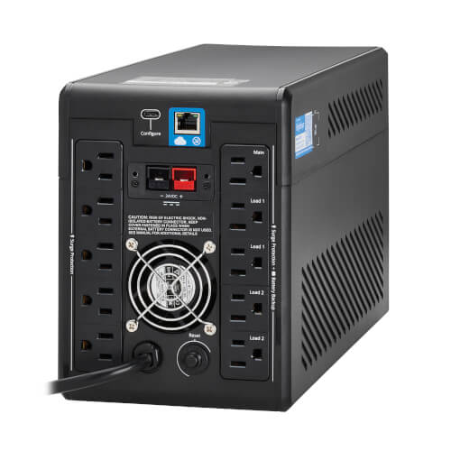 Tripp Lite SMART1500LCDTXC 1440VA / 1000W Line-Interactive UPS — Feature detail