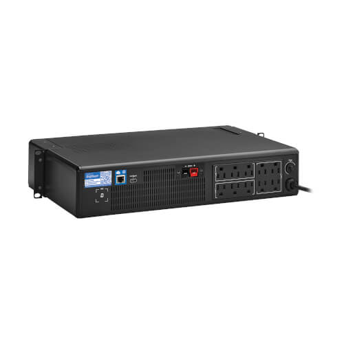 Tripp Lite SMART1500LCDXNC 1500VA / 1050W Line-Interactive UPS (Rackmount (2U)) — Front view
