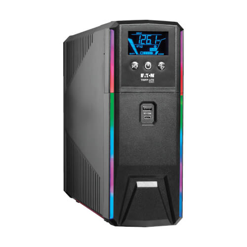 Tripp Lite SMART1500PSGLCD 1500VA / 900W Line-Interactive UPS (Rack/Tower) — Front view