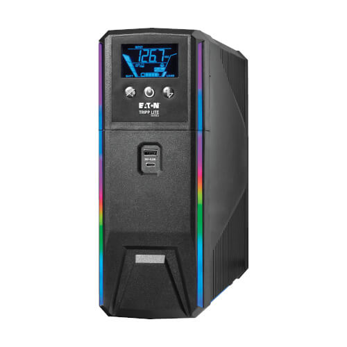 Tripp Lite SMART1500PSGLCD 1500VA / 900W Line-Interactive UPS (Rack/Tower) — In use
