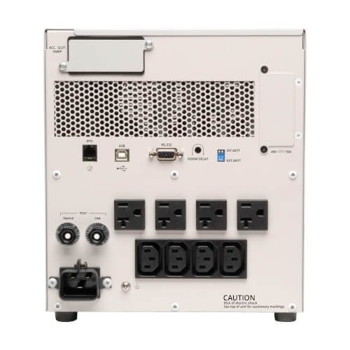 Tripp Lite SMART2500XLHG 2200VA / 1920W Line-Interactive UPS (Rack/Tower) — Back view