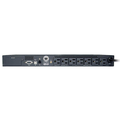 Tripp Lite SMART500RT1UTAA 500VA / 300W Line-Interactive UPS (Rackmount (1U)) — Back view