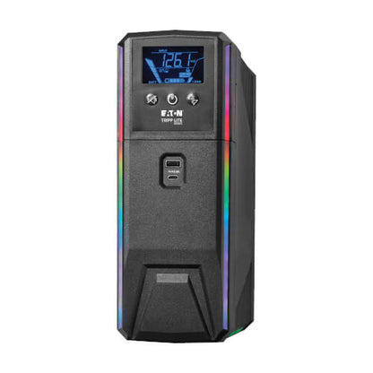 Tripp Lite SMART600PSGLCD 600VA / 360W Line-Interactive UPS (Rack/Tower) — Rear detail