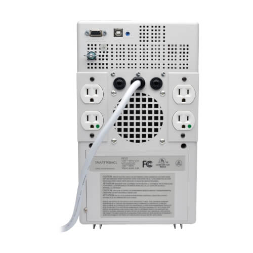 Tripp Lite SMART700HGL 700VA / 450W UPS line-interactive - vue arrière