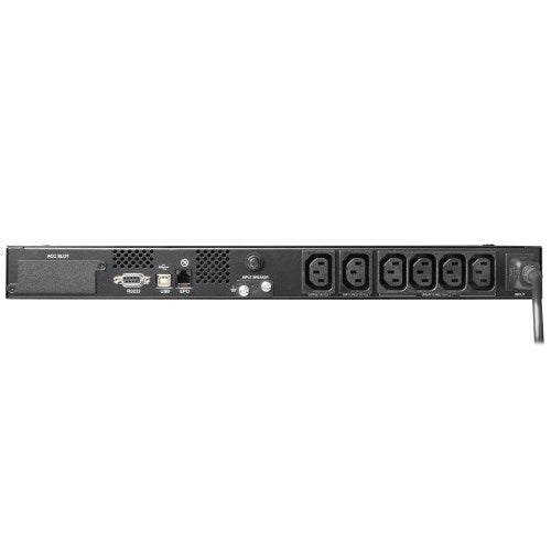 Tripp Lite SMX500RT1U 500VA / 300W Line-Interactive UPS (Rack/Tower) — Angled view