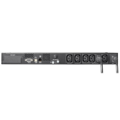 Tripp Lite SMX500RT1U 500VA / 300W Line-Interactive UPS (Rack/Tower) — Rear detail