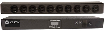 Vertiv Rack PDU - 1U, 120V, 15A, 5-15P, (10) 5-15R, Metered Surge