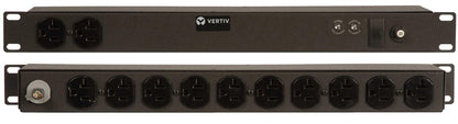Vertiv Rack PDU - 1U, 120V, 20A, 5-20P, (12) 5-20R, Basic Surge