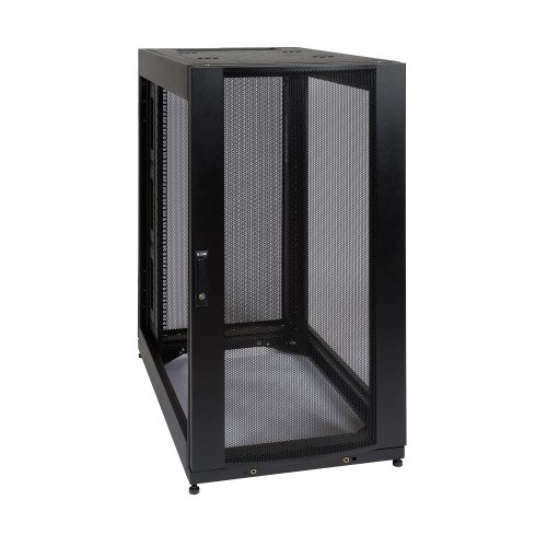 Tripp Lite SmartRack SR25UBEXP 25U Standard-Depth Half-Height Rack Enclosure, Expansion Version, No Side Panels