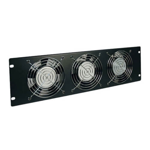 Panneau de ventilation 3U Tripp Lite SmartRack SRFAN3U, 3 ventilateurs haute performance 120 V, 210 PCM, fiche 5-15P