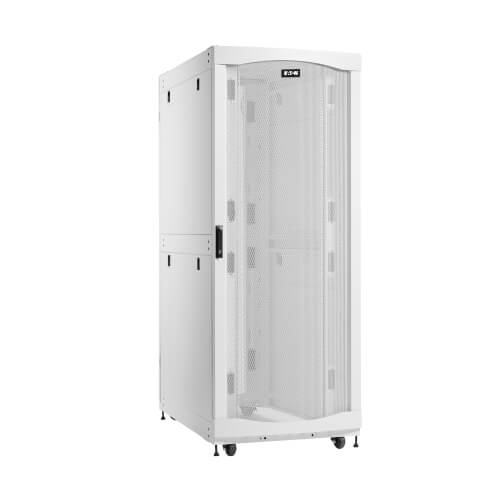 Armoire de baie robuste pour serveurs IA Tripp Lite SmartRack SRH423242W 42U, profondeur standard, extra-large, blanche