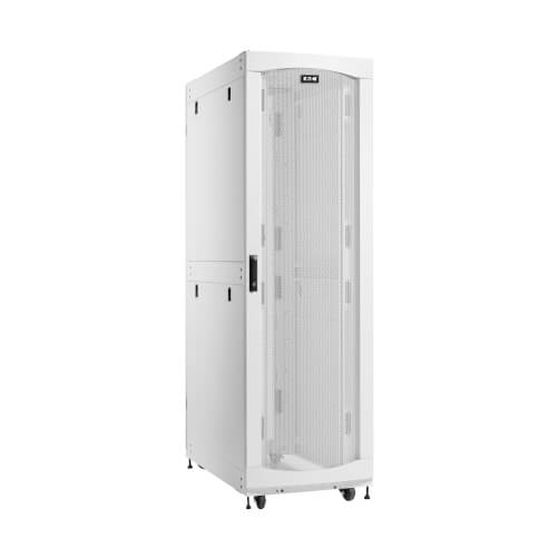 Armoire de baie robuste pour serveurs IA Tripp Lite SmartRack SRH42UW 42U, profondeur standard, largeur standard, blanche