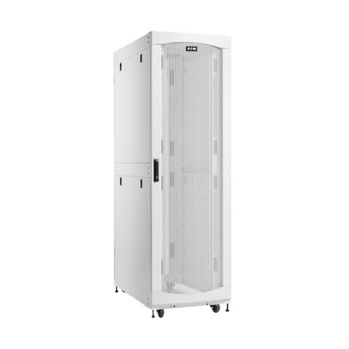 Tripp Lite SmartRack SRH48UW 48U Standard-Depth Standard-Width Heavy-Duty Rack Enclosure Cabinet for AI Servers, White