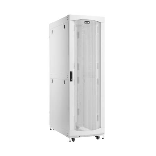 Tripp Lite SmartRack SRH48UWDP 48U Deep Standard-Width Heavy-Duty Rack Enclosure Cabinet for AI Servers, White