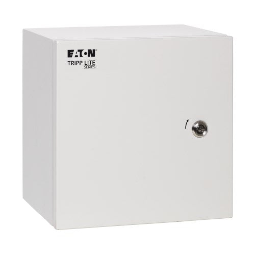 Tripp Lite SmartRack SRIN4121210 Outdoor Industrial Enclosure with Lock, NEMA 4, Surface Mount, Metal Construction, 12 x 12 x 10 in., Gray