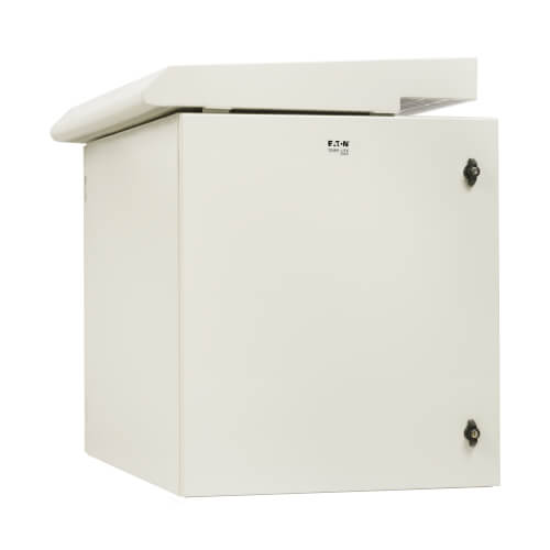 Boîtier industriel mural Tripp Lite SmartRack SRN3RG12UHD 12U, NEMA 3R, verrouillable, en métal robuste, ventilateur avec thermostat, profondeur de 32,5 po, gris