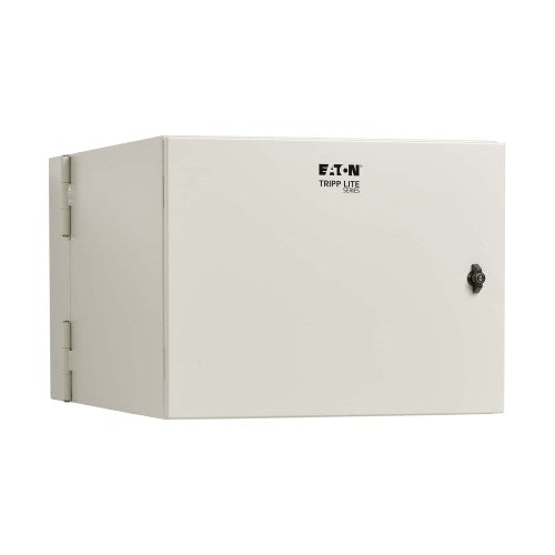 Boîtier industriel mural Tripp Lite SmartRack SRN4G9USDP 9U, NEMA 4, verrouillable, en métal, dos à charnières, profondeur de 32 po, gris