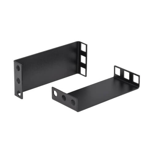 Ensemble d'adaptation de profondeur pour rails 1U Tripp Lite SmartRack SRRAILDPTH1U pour armoires de baie, 4 po (10,2 cm)