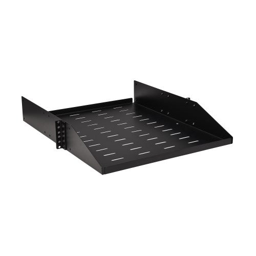 Tablette en acier à montage universel Tripp Lite SmartRack SRSHELF2PUNIV, 2U, ventilée, profondeur de 21,7 po, charge jusqu'à 100 lb (45 kg)