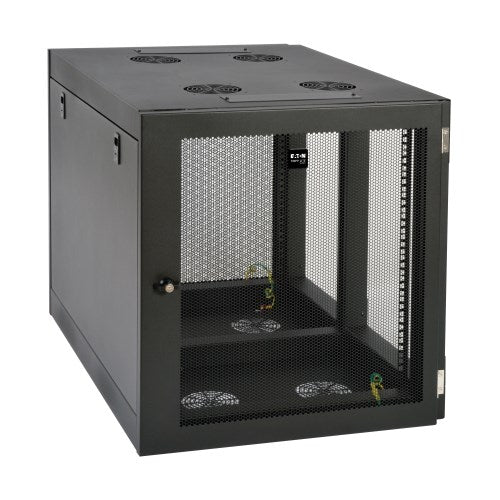 Petite armoire murale Tripp Lite SmartRack SRW12UHD 12U, profondeur serveur, profil bas, montage latéral, robuste
