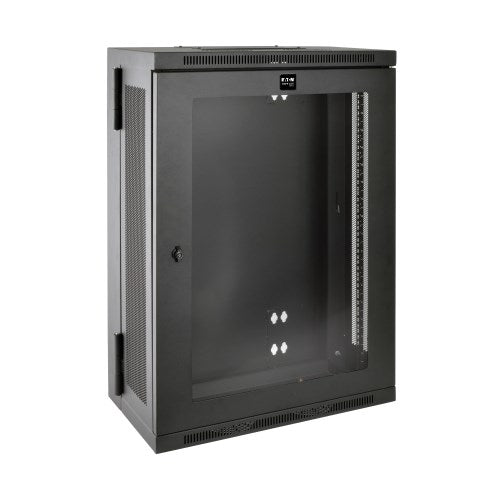 Armoire murale mi-hauteur Tripp Lite SmartRack SRW18US13G 18U, profondeur panneau de brassage, profil bas, dos à charnières, fenêtre en acrylique transparent