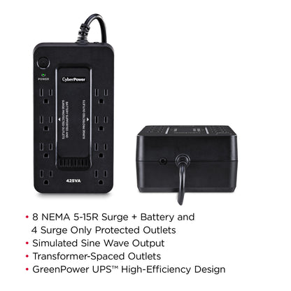CyberPower ST425 425VA / 260W Standby UPS — Feature detail