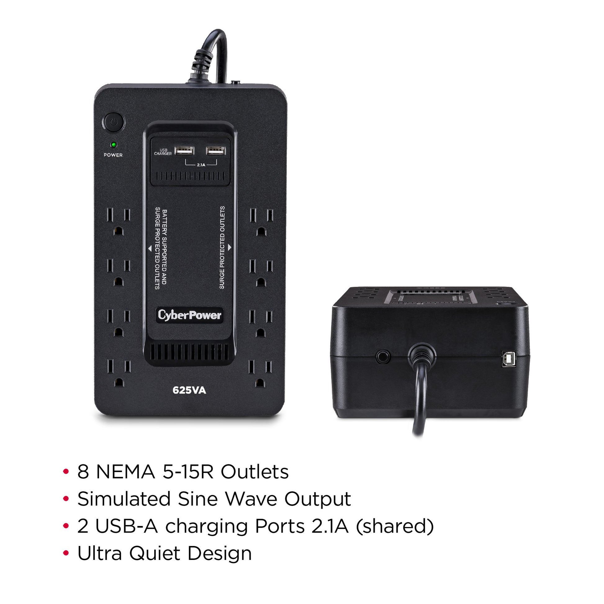 CyberPower ST625U 625VA / 360W Standby UPS — Feature detail