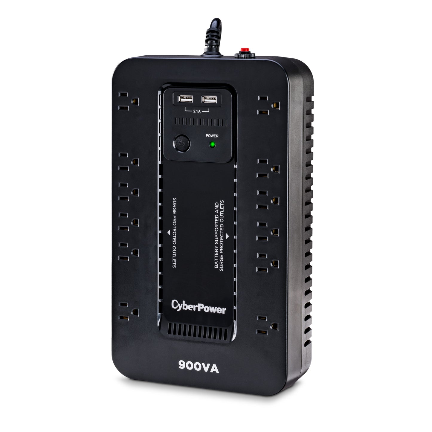 CyberPower ST900U 900VA / 500W Standby UPS — Left angle
