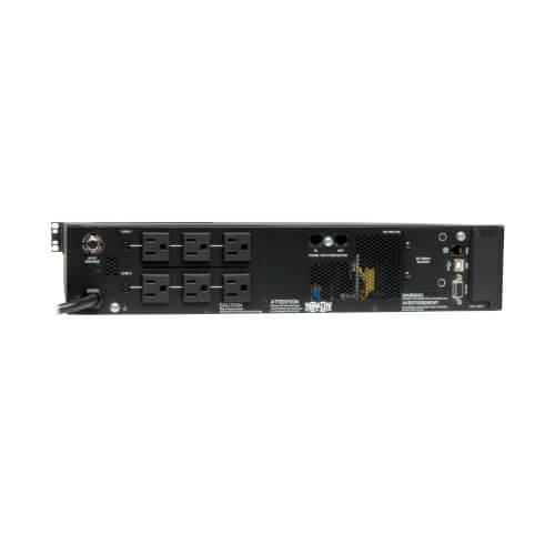 Tripp Lite SU1500RTXLCD2U 1500VA / 1350W Online Double-Conversion UPS (Rack/Tower) — Back view