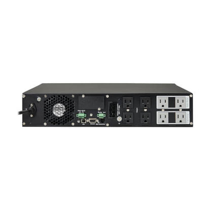 Tripp Lite SU1500RTXLCD2UTAA 1500VA / 1350W Online Double-Conversion UPS (Rack/Tower) — Rear detail