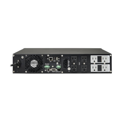 Tripp Lite SU1500RTXLCDN 1500VA / 1350W Online Double-Conversion UPS (Rack/tour) - vue arrière